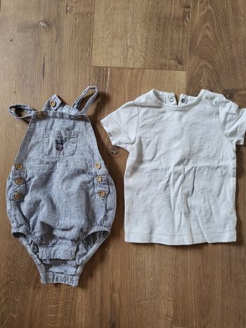 Ensemble salopette 6 mois