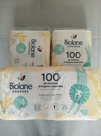 Couches Biolane taille 4