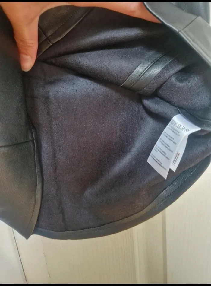 Neuf jolie jupe moulante en simili cuir femme Bik bok taille XS/34 - photo numéro 6