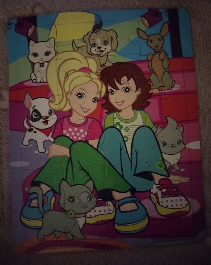 Lot de deux Puzzles Princesses Disney et Polly pocket - photo numéro 6