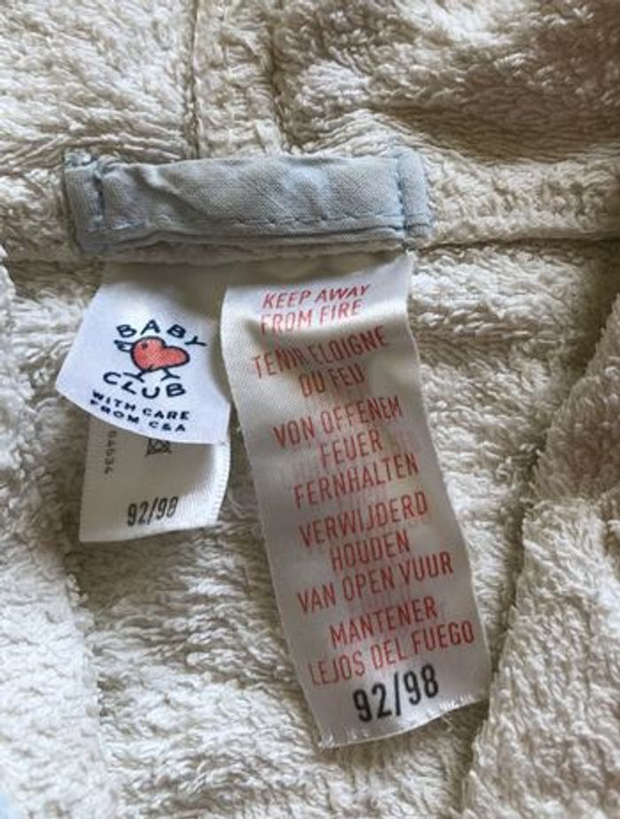 Peignoir BB taille 92-98 - photo numéro 3
