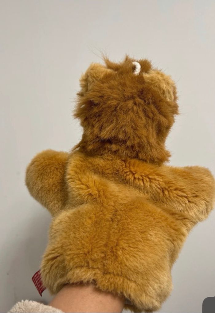 Hameleys lion puppet / peluche marionnette - photo numéro 3