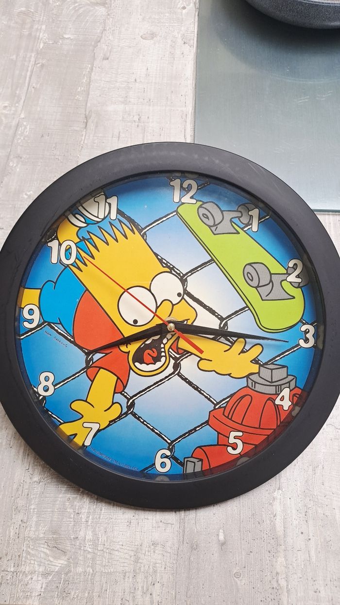 Horloge Bart Simpson