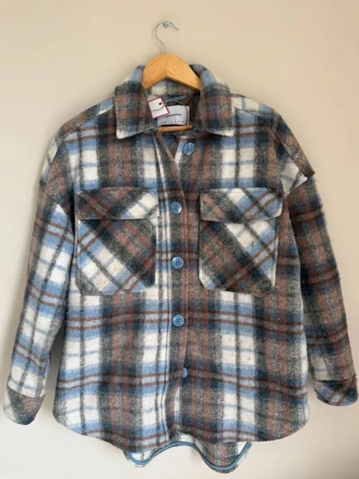 Veste à carreaux