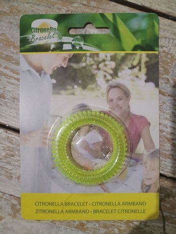 Bracelet citronnelle (couleur jaune) PRODUIT NEUF