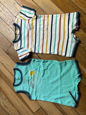 Lot Combishort barboteuse