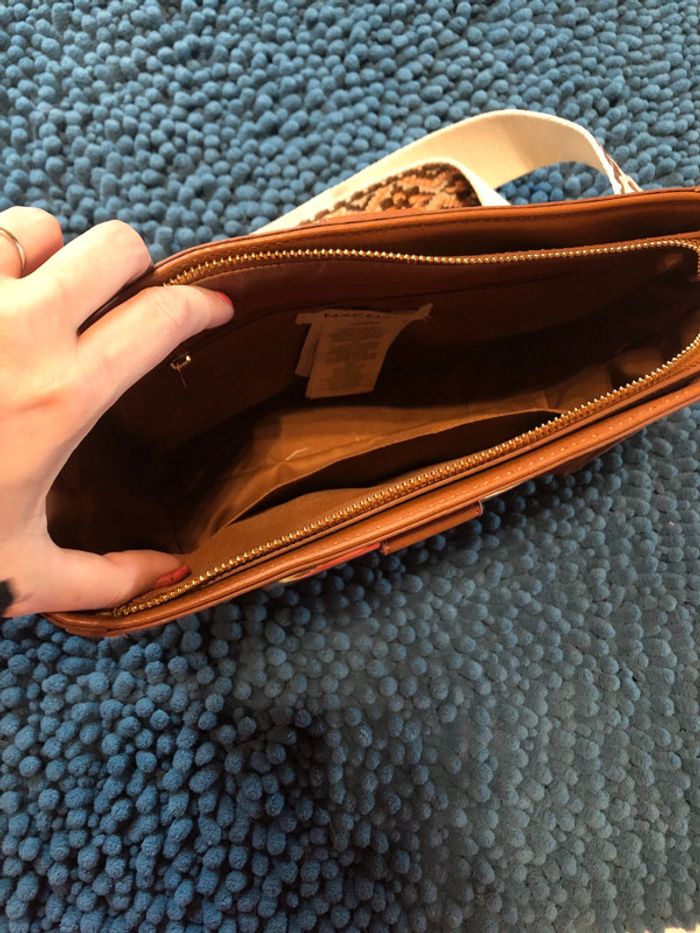 Sac bandoulière camel Naf naf - n euf - photo numéro 4