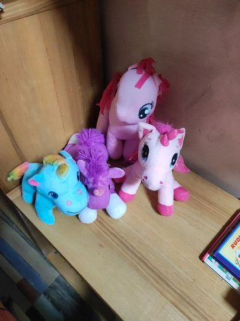 Lot de 4 peluches licorne 🦄