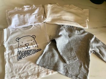 Sous pull tee-shirts manches longues 9 mois