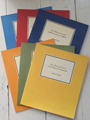 Lot de 6 livres d'art