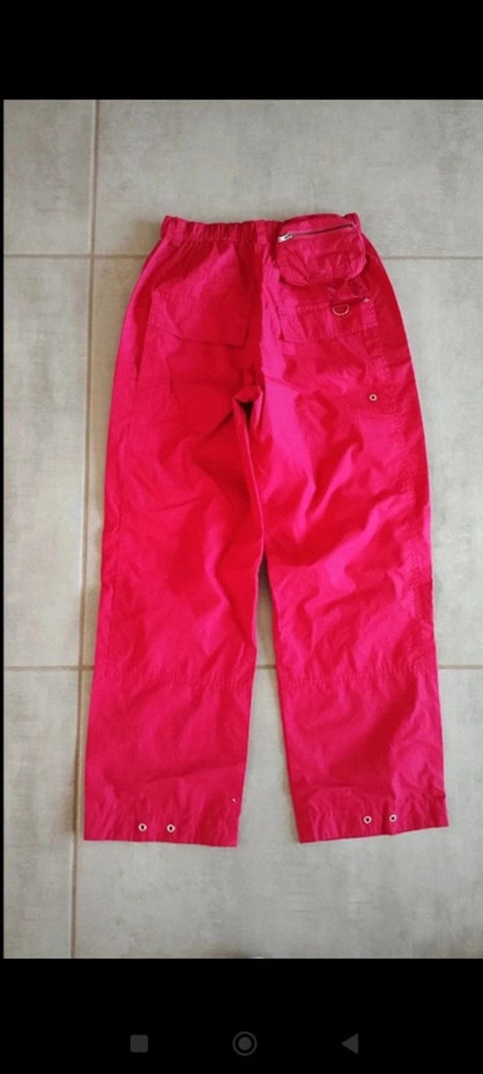 Pantalon rouge taille m avec poches alouette - photo numéro 8