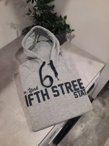 Pull Sweat Fifth Street Skate New York Virginia Beach gris – Taille L
