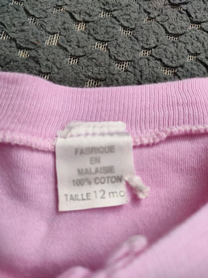 *Pyjama rose avec motifs étoiles - photo numéro 5