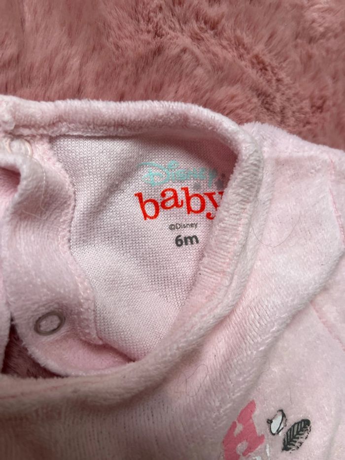 Pyjama velour bébé fille bambi 6 mois - photo numéro 4
