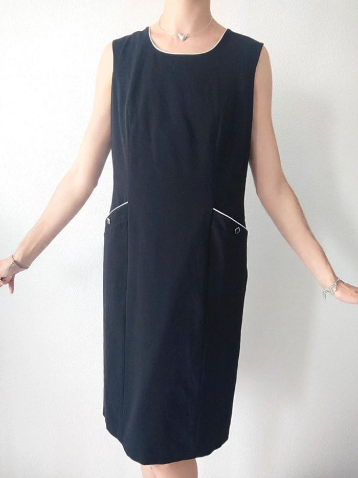 Robe droite poche style année 50 60 vintage / Daxon - 42/XL - photo numéro 3