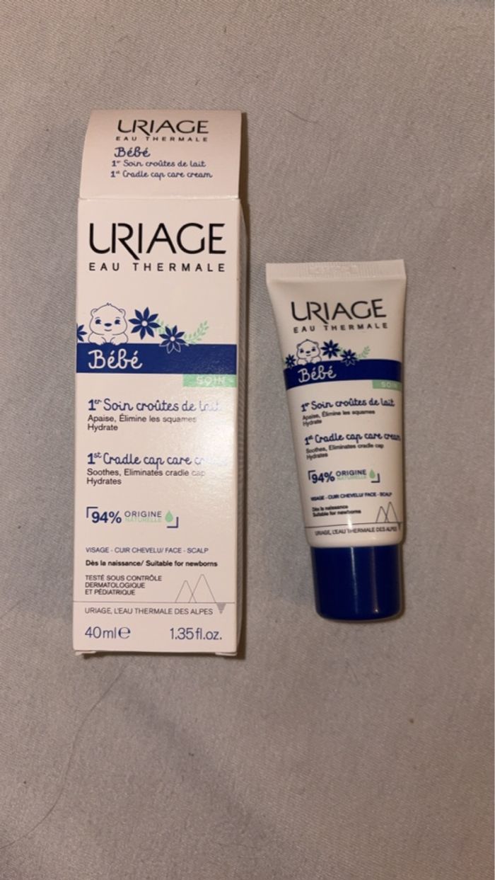 Uriage Bébé – Crème 1er Soin Croûtes de Lait (40 ml)
