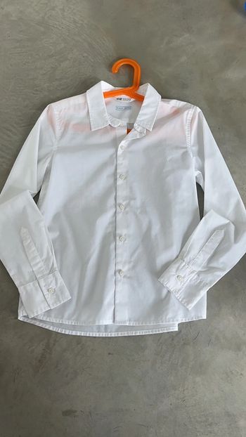 Chemise blanche garçon H&M 8 ans comme neuve