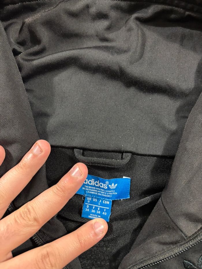 Veste Adidas Vintage Noir Taille S - photo numéro 5