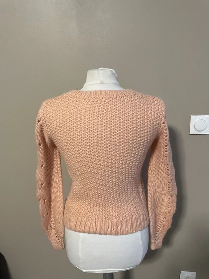 Pull rose poudré - photo numéro 3