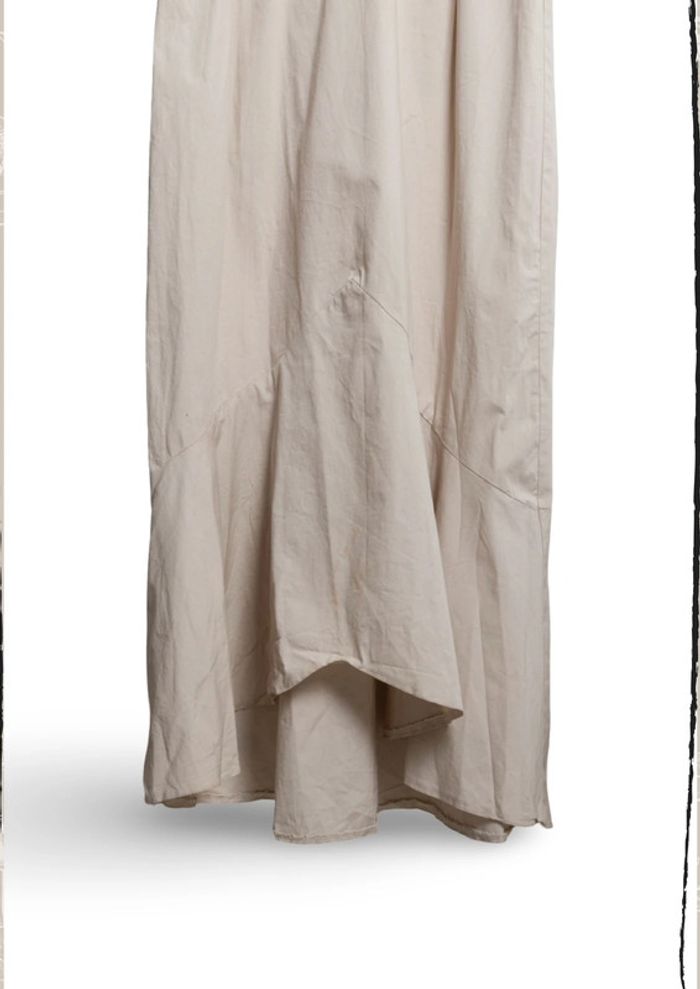 Robe longue asymétrique beige Pecca Taille 40 - photo numéro 5