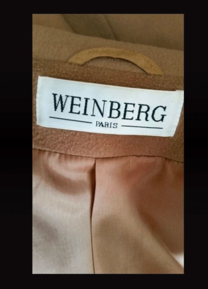 Manteau pure laine vierge woolmark Weinberg camel moutarde - photo numéro 9