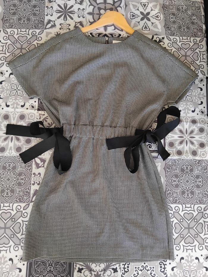 🚜 Robe pied de poule Zara 36 S