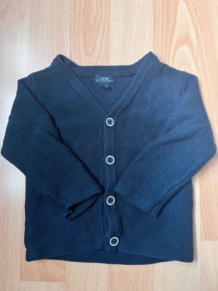 Gilet bleu marine - 6 mois