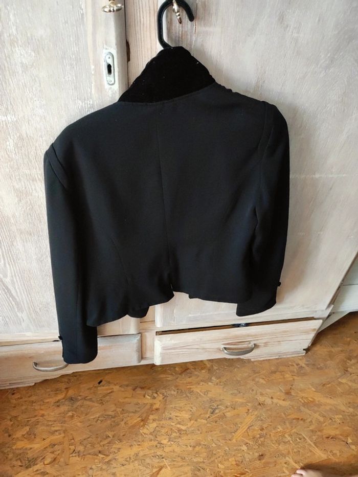 Blazer avec col velours - photo numéro 3