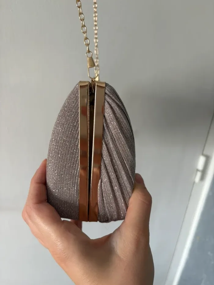 Pochette de cérémonie lilas - photo numéro 4