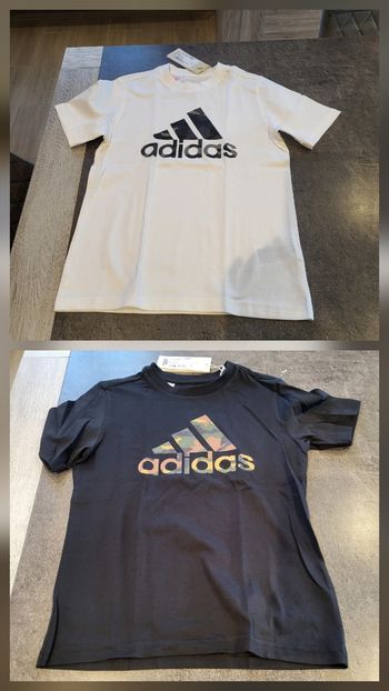Lot de 2 tee shirts Adidas neufs