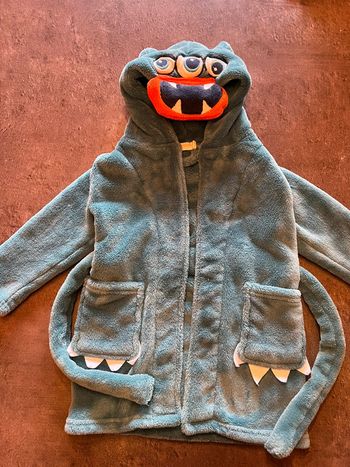 Peignoir polaire 2 ans monstre