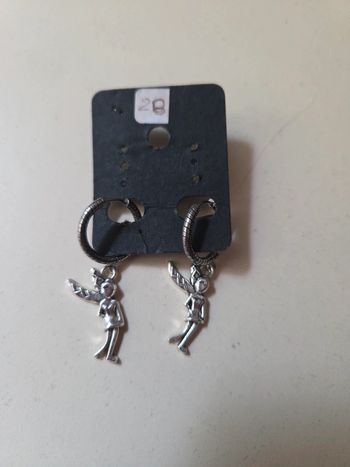 Boucles d oreilles acier inoxydable anges