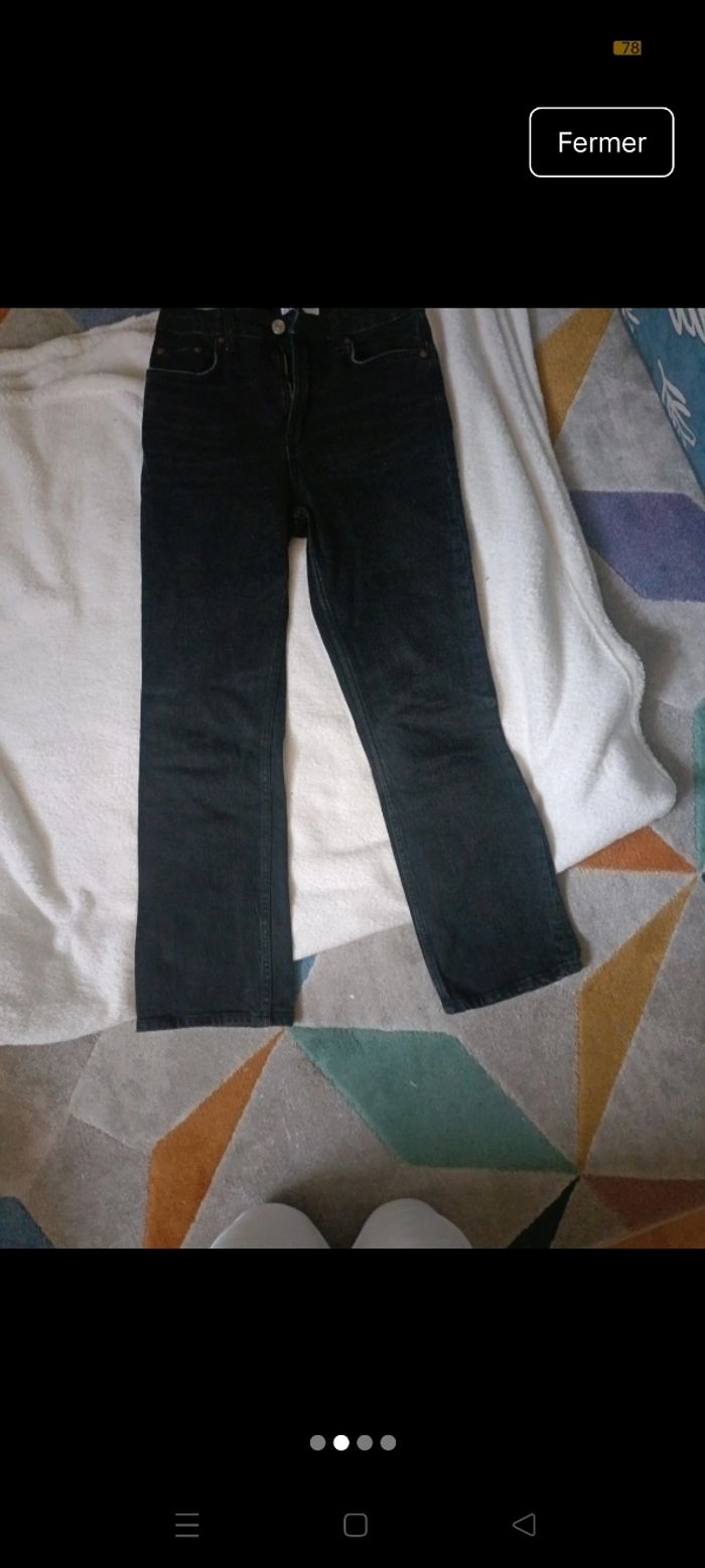 Jean noir Zara T36 - photo numéro 2
