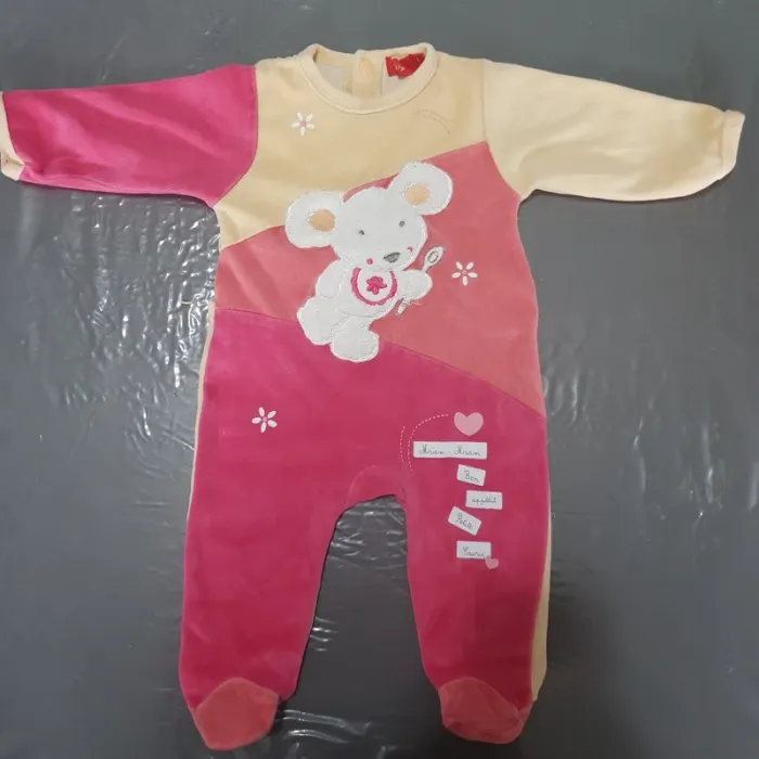 Lot de 5 pyjamas bebe fille - photo numéro 2