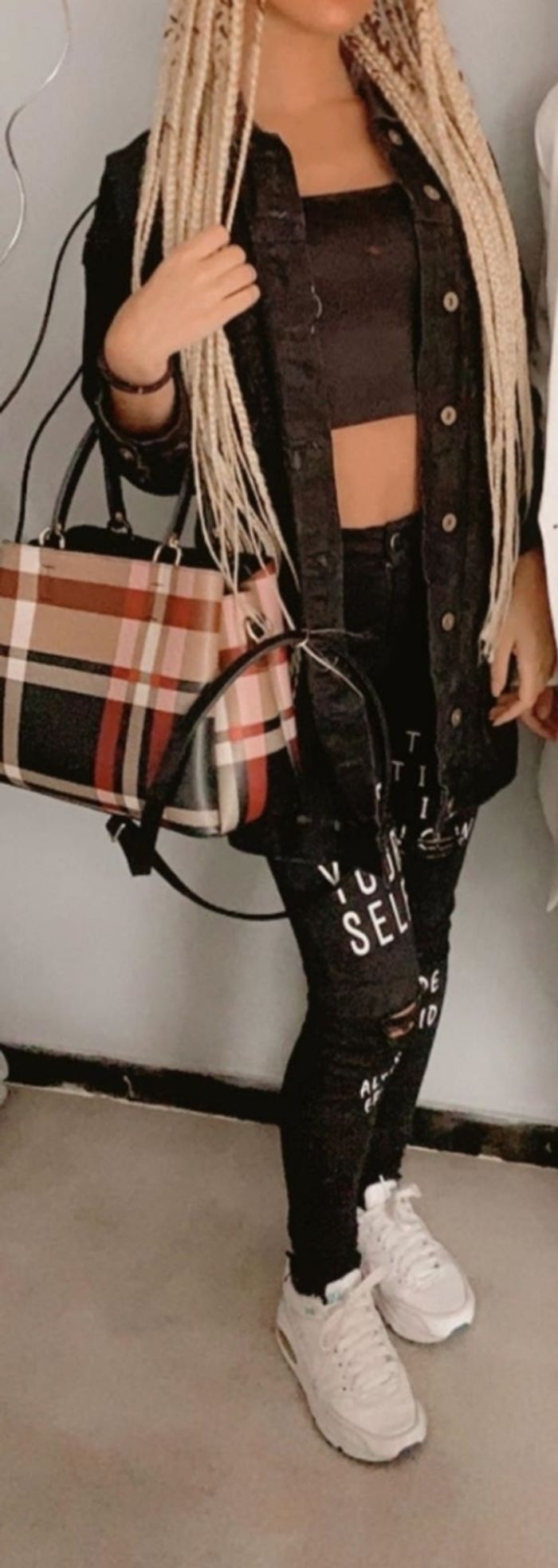 Jean skinny imprimé