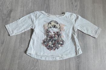 🌸 Blouse longue manche motif 6 mois 🌸