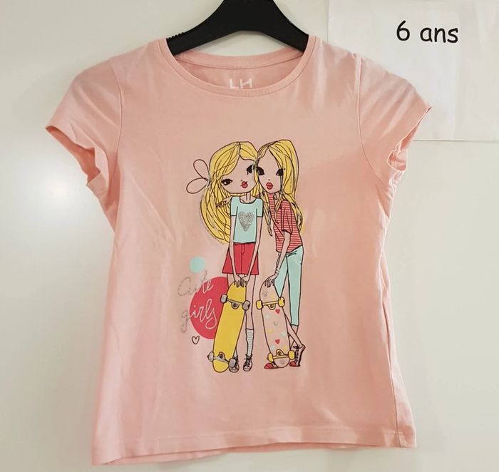 T-shirt mc 6 ans la halle