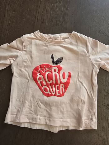 Tee-shirt manche longue - 3 mois