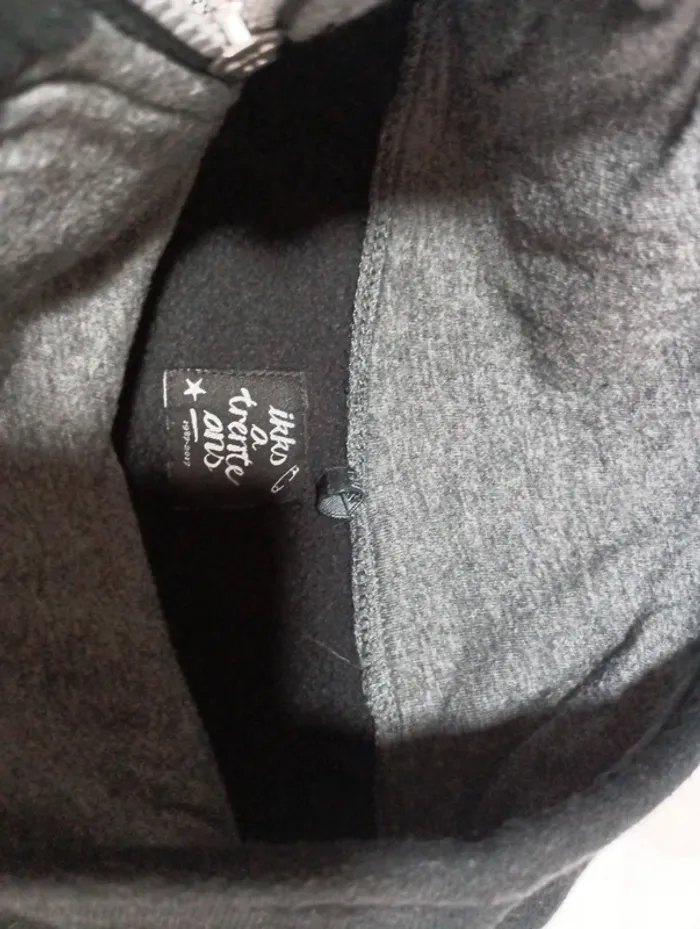 Sweat zippé fille ikks taille 12 ans - photo numéro 2