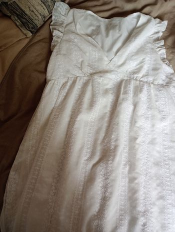 Robe blanche shein 40
