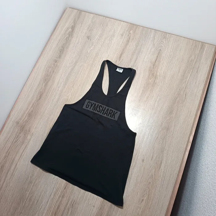 Débardeur gymshark homme M teeshirt noir - photo numéro 2
