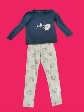 Pyjama polaire chat kiabi taille 10 ans