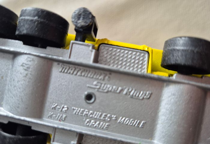 Camion miniature ancien matchbox superkings hercule mobile k12/k113 lesnay 1974 - photo numéro 9