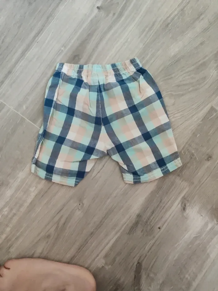 Short bleu rayé - photo numéro 2