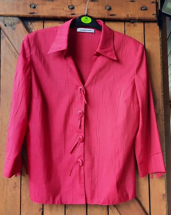 Blouse rouge Christine Laure, taille 38