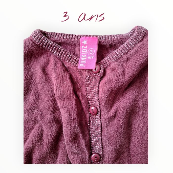 💜 Gilet violet effet métallisé 💜 - photo numéro 3