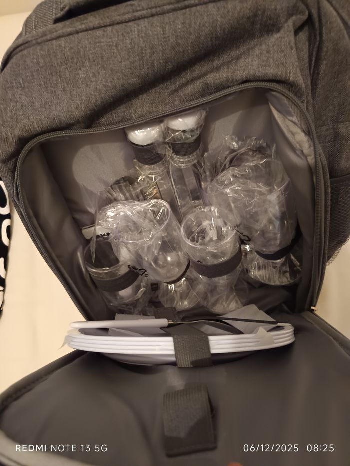 Sac a dos isotherme + set pique nique - photo numéro 3