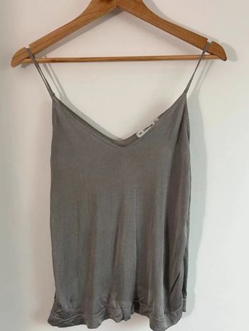 Débardeur gris Zara
