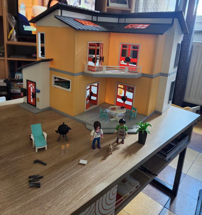 Playmobil 9266 Maison moderne + boîte & notice – Très bon état