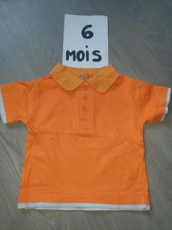 Maillot t-shirt polo 6mois
